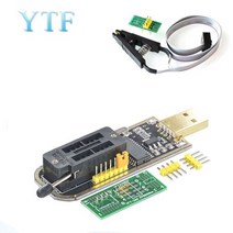 호환 시스템 개발 보드 EEPROM-플래시 프로그래머 모듈 CH341 24 25 시리즈 테스트 클립 바이오스 USB 93CXX / 25CXX/24CXX SOIC8 SOP8, 화이트