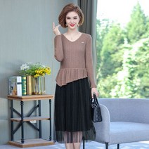 부모님 원피스 겨울 빅사이즈 선물 옷차림 상견례 엄마 생일 정장 a12 여자 60대 50대 가을 결혼기념일 옷