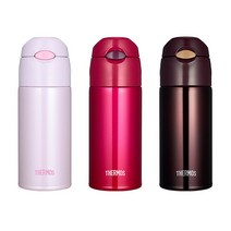 써모스 보냉병 스트로보틀 빨대컵 FHL-400K 0.4L, 브라운, 옵션선택