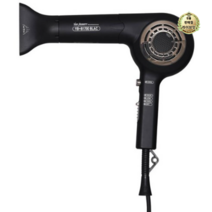 라이브잇 예스뷰티 BLAC 항공모터 드라이기 YB-W1700BLAC 1700W, 1세트, 블랙, YB-B1700BLAC