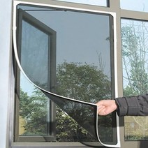 미닫이롤 현관 방법 자바라 현관주름 방충망 안전망 2022 새로운 실내 곤충 플라이 창, 하얀, 1.3 x 1.5m