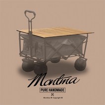 트랜디아이 ﻿미국식 트레일러 알루미늄 상판 캠핑 테이블 보드 Montma, 블랙알루미늄보드