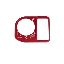 PCX카울 오토바이 부품 혼다 pcx160 pcx 160 2021 액세서리 스위치 전기 도어 잠금 커버 가드 프로텍터 버튼, 빨간색, 1개