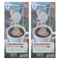 피코크 콜롬비아 안티오키아 수프리모 커피백 240g x 2개 (8g x 60개입)