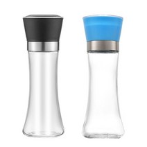 히말라야 핑크 솔트 소금 롱 후추 깨 그라인더 깨갈이 통, 1후추그라인더-블랙