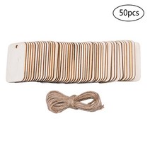 나무판 원목 재단 판재 얇은 합판 목자재 미완성 된 자연 나무 조각 선물 태그 웨딩 생일 파티 장식에 대, 02 50pcs