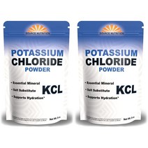 Source Nutrition Potassium Chloride Powder 소스 뉴트리션 염화 칼륨 파우더 226g 2팩, 2개