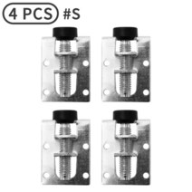 우드슬랩다리 원목 테이블 철제다리 책상 식탁 철재 다리 상다리 4Pcs 가구 다리 레벨러 책장 캐비닛 테이, 01 Silver S