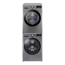 LG전자 트롬 세탁기건조기 세트 F24VDLP-9VL(F24VDLP+RH19VTLN) 24KG+19KG 실버, F24VDLP-9VL
