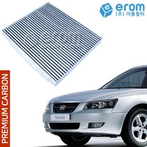 [이롬] 프리미엄 자동차에어컨필터 H11 헤파카본, 1개, NF쏘나타 (04-07) 034B