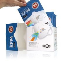 3q 마스크 KF94 새부리형 40매 (대형) 개별포장, 40매 개별포장