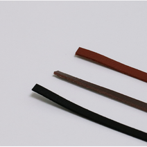 릴리패브릭 90cm)가죽끈(3mm)-3종[택1], 블랙