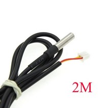 온도 습도 센서 보일러 온수매트 부품 스위치 NTC 컨트롤러 케이블 직접 방수 DS18B20 디지털 센서(프로브) 많은 수의 원래 지점을 사용자 정의할 수 있습니다., 2m-2.54