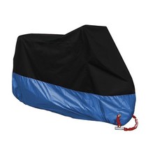 m l xl 2xl 3xl 4xl 오토바이 커버 유니버설 야외 uv 보호기 올 시즌 방수 자전거 비 방진 모터 스쿠터, 181-200cm 용, 푸른