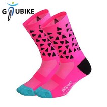 로드바이크 프로 팀 남자 사이클링 자전거 양말 야외 스포츠 레이싱 인쇄 통기성, 17 17