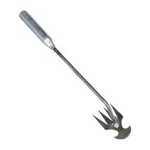GHSHOP 정원 갈퀴 잡초 도구 손 괭이 야드용 실용 잡초 제거제, 실버 27cm, 다른