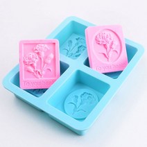 [아로마케이] 카네이션 4구 비누몰드 비누만들기 재료