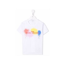 [마크제이콥스] 22SS 키즈 로고 프린트 티셔츠 화이트 W15602 N48