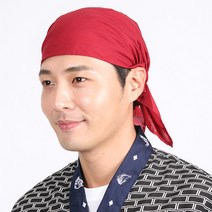 고무줄 위생 두건 주방 축제 행사 일식 조리 HT02, HT02 핑크+흰땡땡이