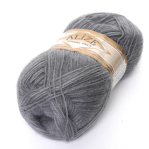 삼남뜨개실 알리제 앙고라 골드실 100g 울실 겨울실 털실 목도리실 뜨개실 10+1, 알리제 앙고라골드, 07 그레이 87