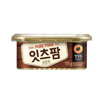 청정원 맛있는밑반찬 잇츠팜 통조림 햄 순돈육 추천 자취 캠핑음식 115g 간단한요리 간편식, 36개