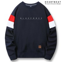 하트비트 멜러즈 맨투맨 오버핏 긴팔 티셔츠 커플룩 단체복 남자 여자 남여공용 커플티 빅사이즈 단체티
