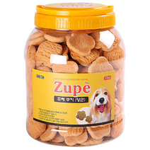 주뻬 비스켓 애견간식 당근 1.1kg X 2통 - 변냄새 감소 묽은 변 개선