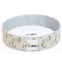 헬로디노 플레이매트 + 이너패드 2종 세트 아기 볼풀장 오감놀이매트, 베이지