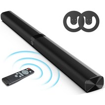 TV 사운드 바 KY8000 TV용 사운드 바 50W 32인치 2 in 1 탈착식 디자인 유선 및 무선 블루투스 5.0 사운드, 한개옵션0