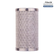 5인치 하우징용 메쉬필터 SUS304 125mm 100메쉬 150um 각링포함, 각링선택:5인치 100메쉬+각링2개 EPDM