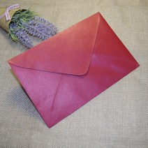 50pcs- 17*11cm 120gsm 진주 종이 봉투 엽서 인사말 카드 VIP 결혼식 파티 초대장 카드 봉투, 17x11cm, 펄 레드