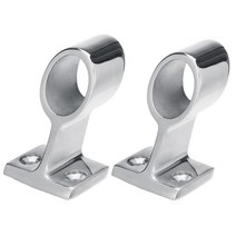 22/25mm 보트 튜브 파이프베이스 316 스테인레스 스틸 해양 요트 난간 레일 피팅 지원 하드웨어 1 피스, [02] 22mm