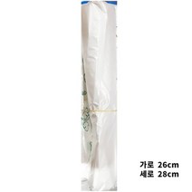 오너클랜 100매x100개 비닐 봉투 속지 26x28cm 봉지 일회용[W9651DF], 1개