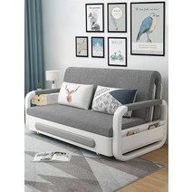 소파 침대 접이식 소파베드 패브릭 싱글 매트리스, A.1.5m-1.8m, L.1.0m 코코넛 야자 저장