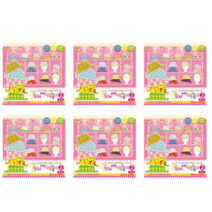 칼라팬시 1500 무늬패턴 꽃모음 단면색종이2 24매, 24색, 6개입