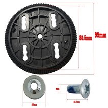 직경 94.5mm97.5mm99m104mm 스노우보드 바인딩 디스크 세트 블랙 디스크 바인딩 예비 부품 장착 플레이트 스트랩-인, 직경 99mm