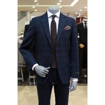 본 AK수원점 본(BON) 2020F/W 다크 카키 멀티 체크 슬림 수트