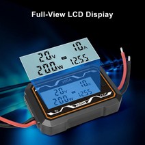 200A 고정밀 RC 와트 미터 및 전력 분석기 배터리 테스터 백라이트 LCD 전기 디지털 전력계 DC 0-60V, 01 100A