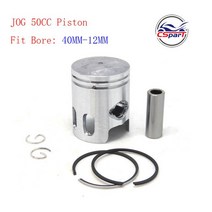 전동킥보드 전동스쿠터 40MM 47MM 48MM 10MM 12MM 피스톤 키트 야마하 조그 50CC 70CC 80CC Minarelli EVO, 02 40MM-12MM