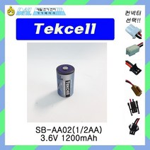텍셀 Tekcell SB-AA02 1개 TC 3.6V 리튬 데이터로거 PLC