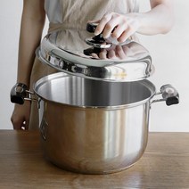 스텐304 대용량 들통 국통 곰솥 3size 곰솥 찜솥 회전솥 육수통 국솥 인덕션전골냄비 스텐들통 대형국솥 인덕션용냄비 인덕션냄비 업소용국솥 양은들통 업소용곰솥 업소용찜솥, 리빙아트 점보 곰솥 26cm