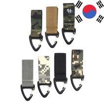 에이크런 밀리터리 7컬러 미니 캠핑 차박 카라비너 자동차 차키 키링 키홀더 제작, 그레이