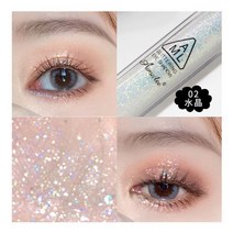애교살 섀도우 투톤 글리터 펄 광택 샤이니 아이 방수 오래 지속되는 다이아몬드 리퀴드 메이크업 하이라이터 안료 화장품 1pcs, [02] A02