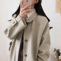 울 겨울패션 긴 코트 겨 코트 여성 casaco feminino 소녀 모직 코트 옷
