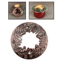 토퍼 커버 양키 캔들 항아리 금속 뚜껑 액세서리 음영 장식