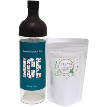 차 선물 세트 선물화홍차 전문점 기고코로 HARIO 하리오 필터인 병 750ml 레몬그라스 티백 15개입 어머니의 날 냉수병