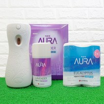 LG생활건강 아우라 자동분사기세트 1개+유칼립투스 리필1+1 1개, 1세트