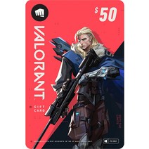 발로란트 $50 기프트 카드 PC 온라인 게임 코드, 기본