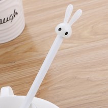 깜찍 토끼 중성볼펜(화이트) (0.5mm), 상세페이지 참조