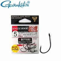 거상코리아 가마-싱글훅 52BL/블랙바늘 송어낙시바늘 트라우트훅, ZSB 4호-355055